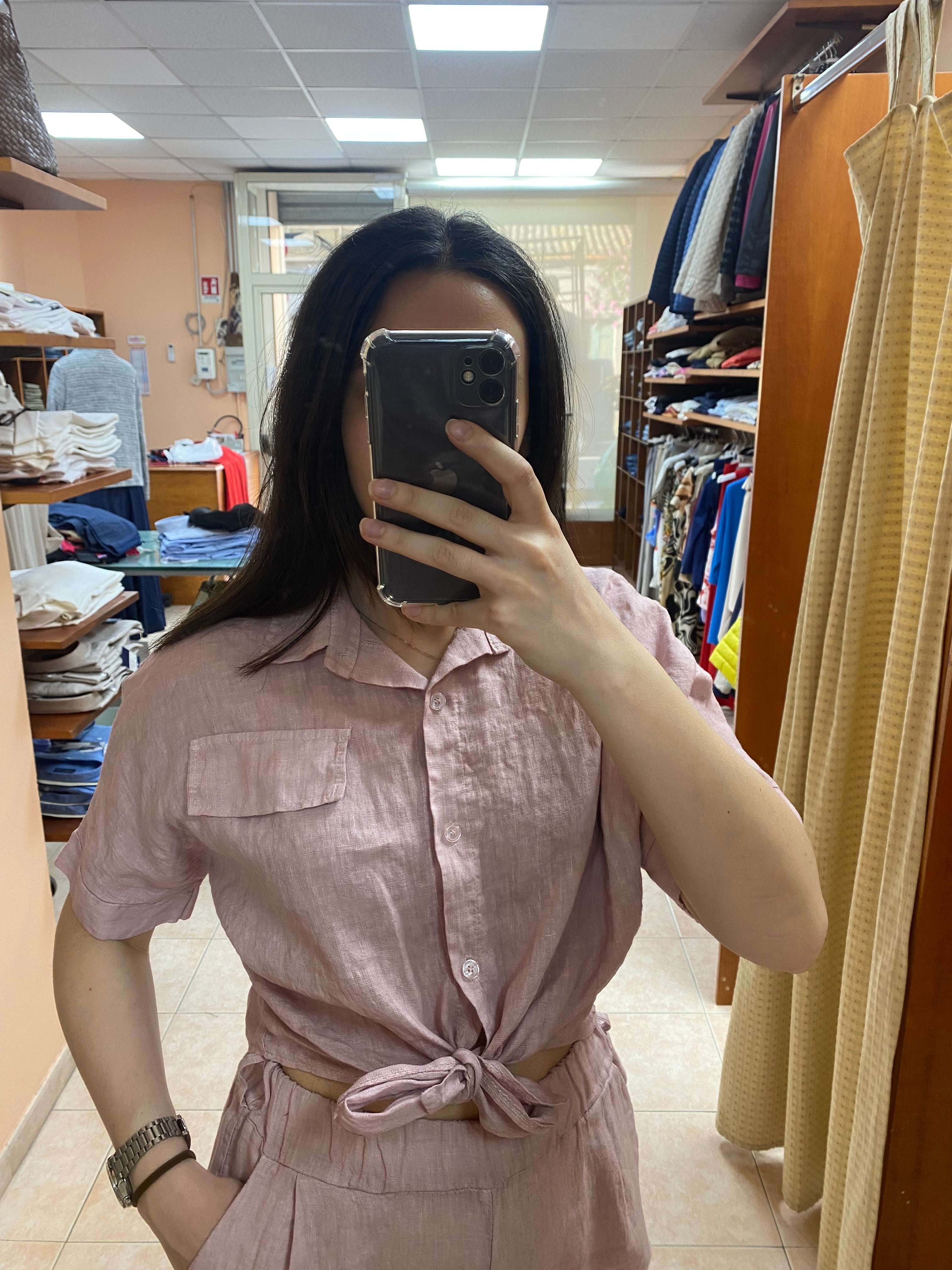 coordinato in lino