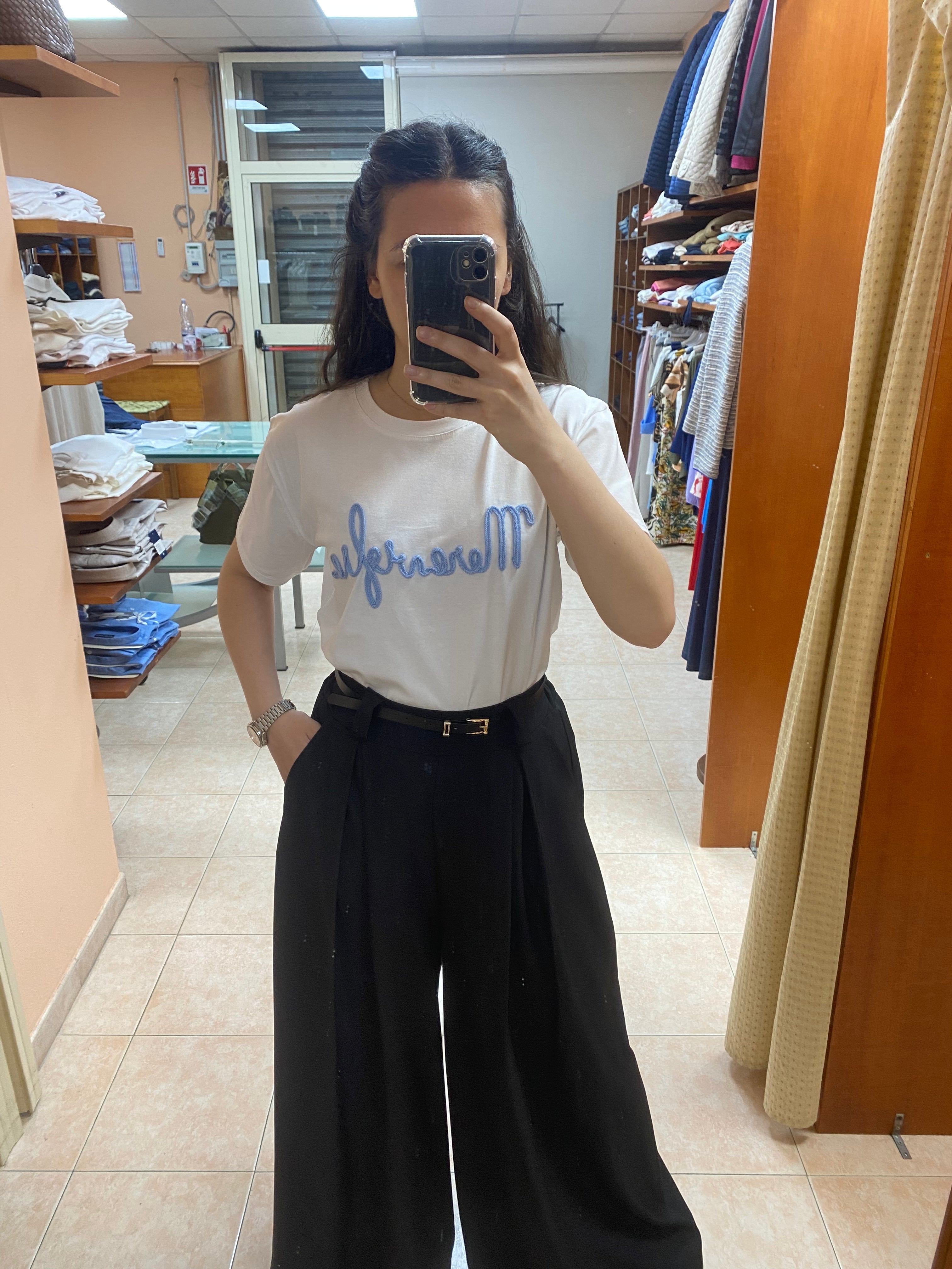 t-shirt scritta