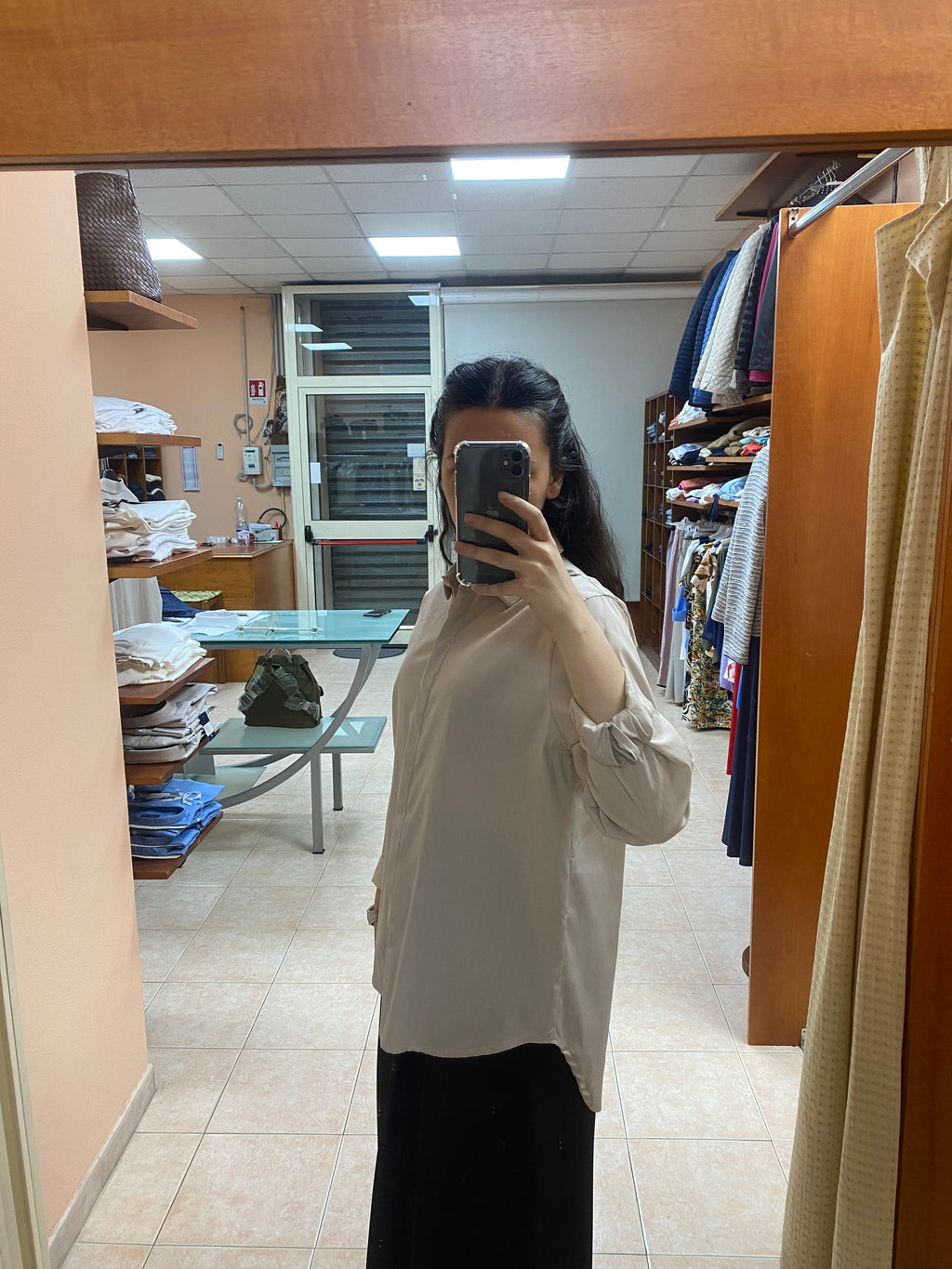 camicia oversize