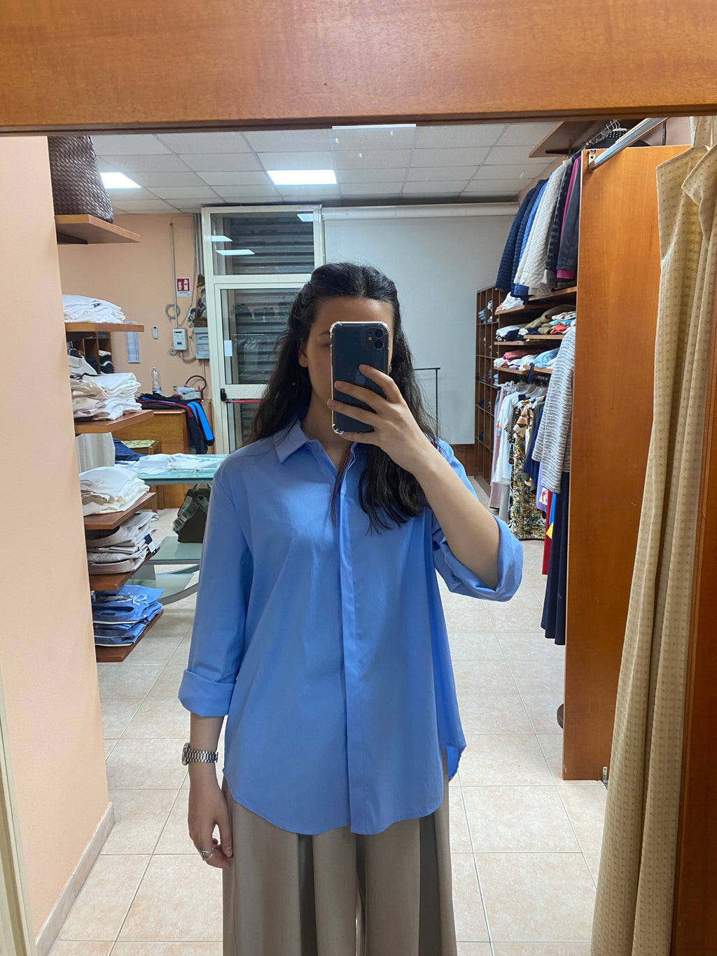 camicia oversize