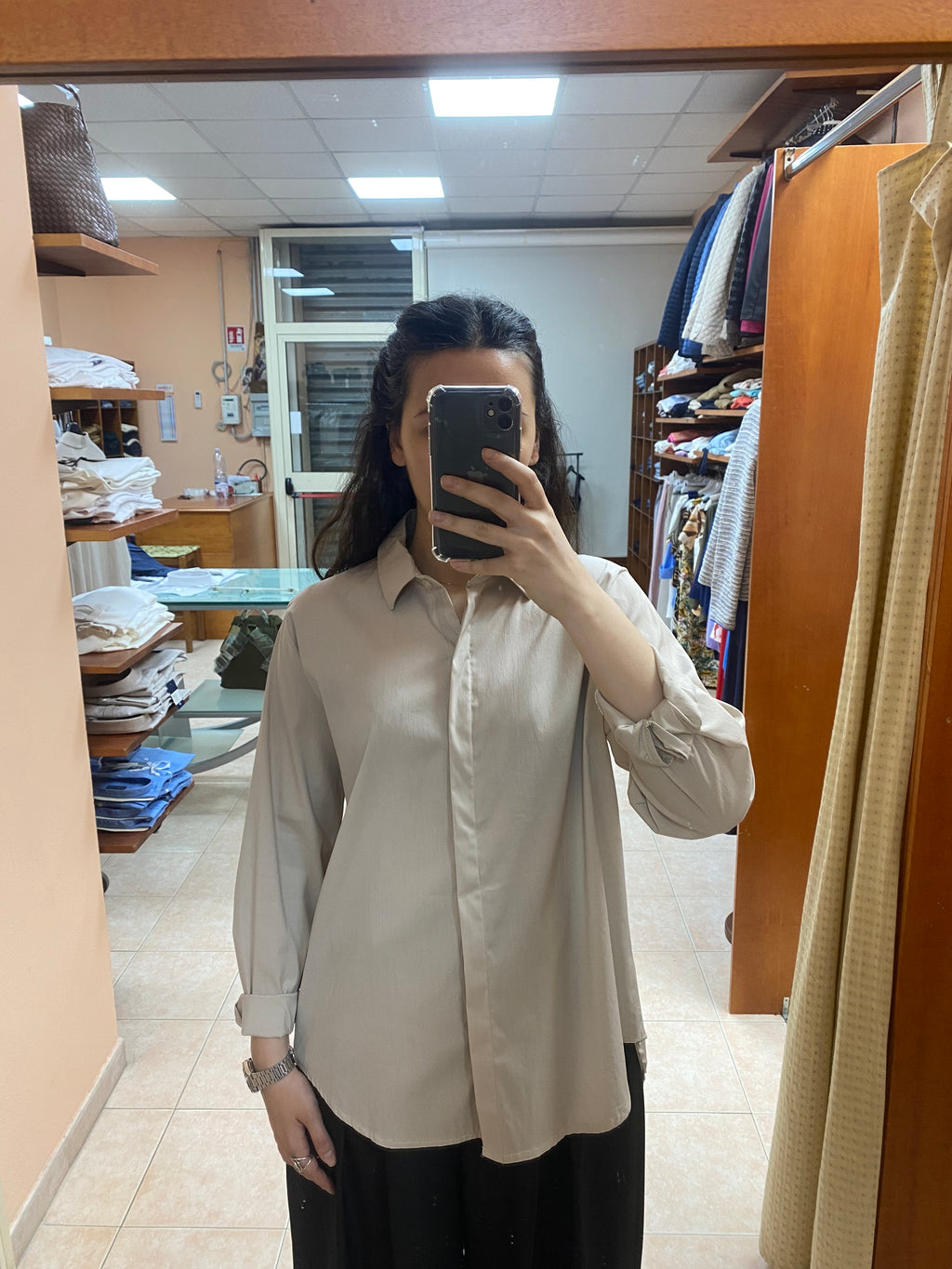 camicia oversize