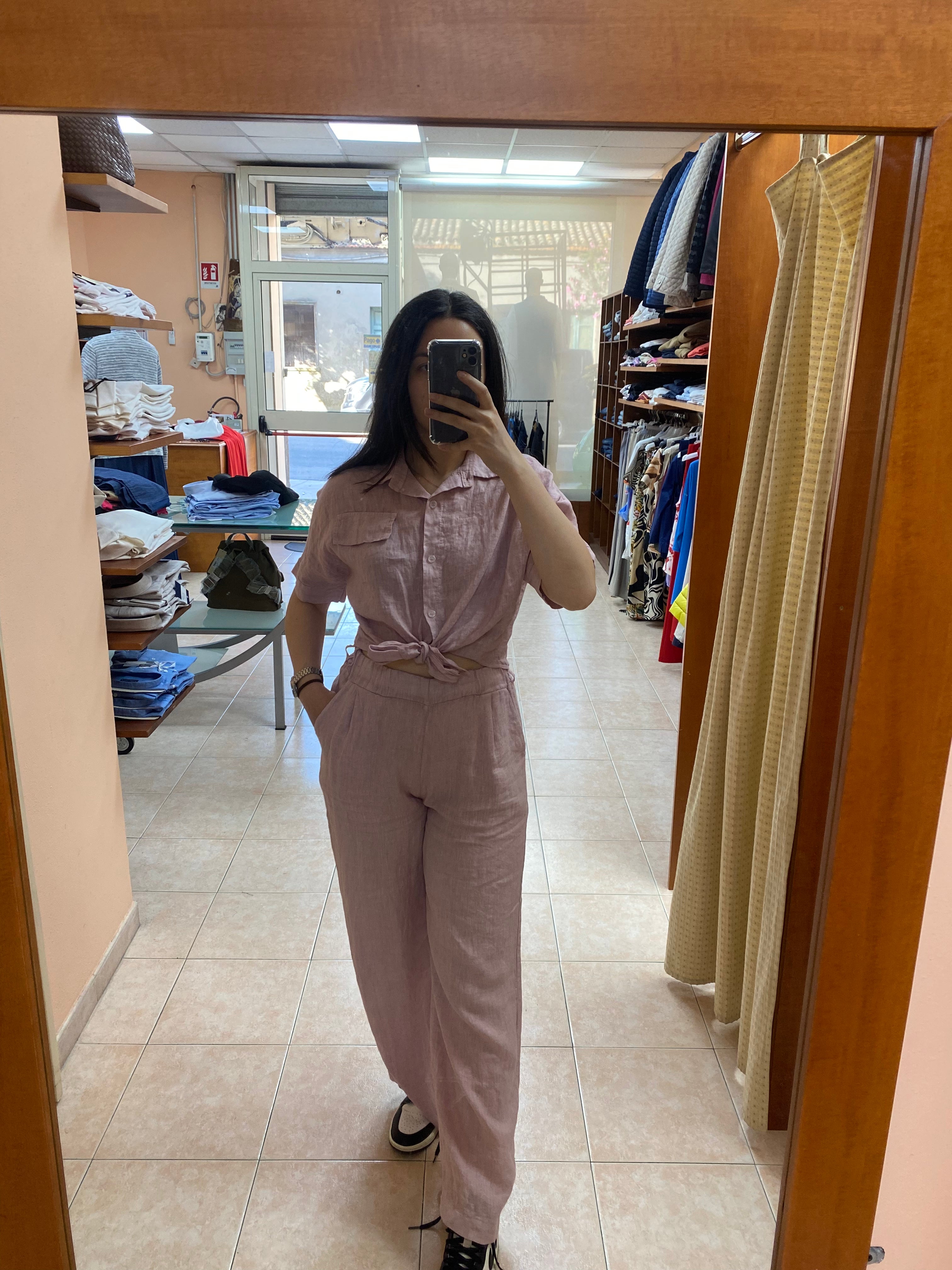 coordinato in lino