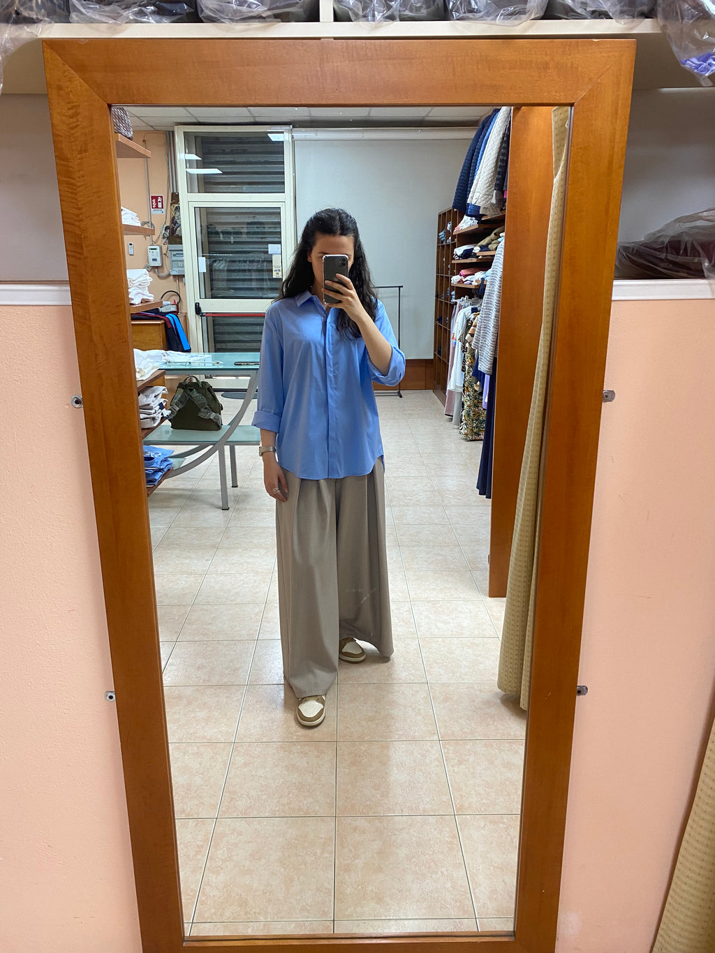camicia oversize