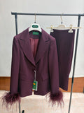 Tailleur piume