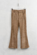 Pantalone a zampa in velluto
