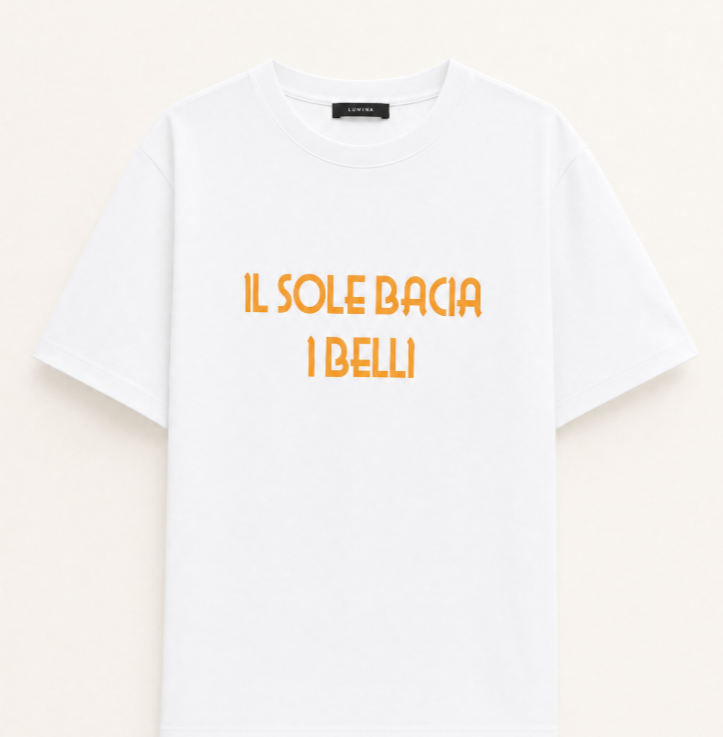 t-shirt scritta